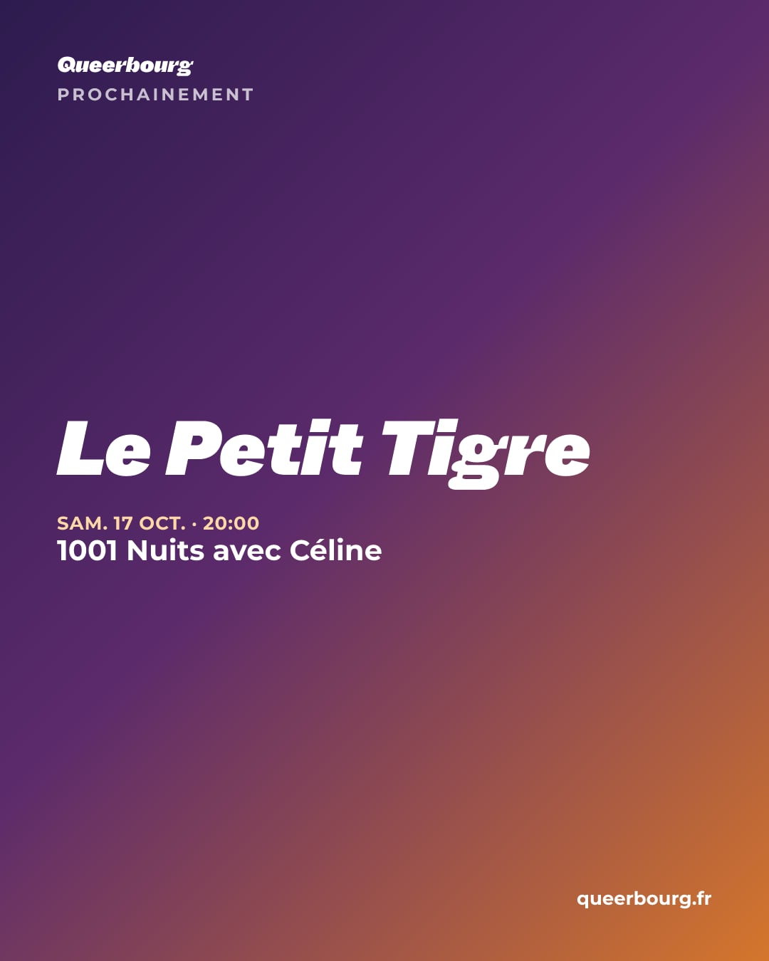 Visuel des prochaines dates de Le Petit Tigre